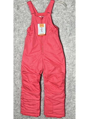 Cat & Jack Baby Girls'-5 SIZES-Hot Pink Snow Bib Pants Sizes- XS/SM/MED/LRG/XL